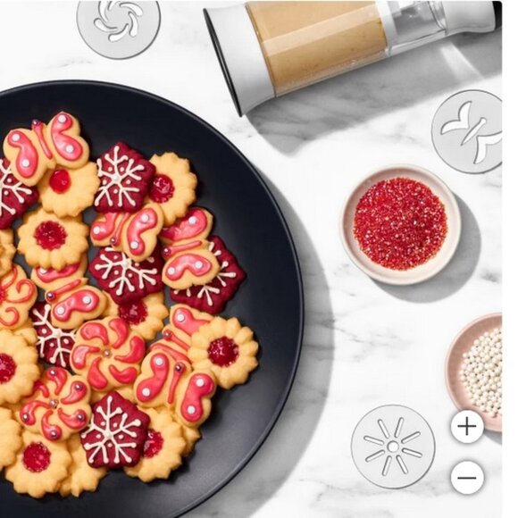 OXO SoftWorks Cookie Press with 18 Cookie Disks NIB - Picture 7 of 7